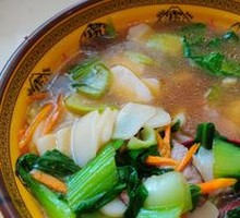 Beef and Rice Cake Soup