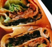 Shandong Crispy Pancake with Seaweed Strips
