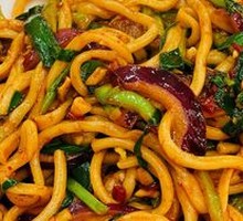Stir-Fried Noodles with Fire