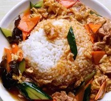 Fish-Flavored Shredded Pork Rice Bowl