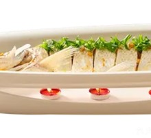 Steamed Big White Fish with Chicken Oil and Pickled Ingredients