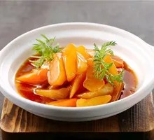 Braised Radish in Abalone Sauce