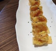 Sea Urchin Mustard Shrimp Balls