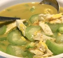 Loofah and Egg Stir-fry