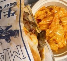 Lamb Skewers in Flatbread