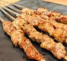 Lamb Skewers on Iron Rods