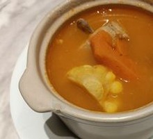 Tomato Corn Bone Soup