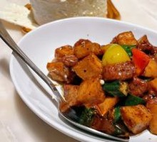Mushroom Steak Cubes