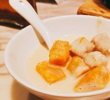 Barley, Taro, and Pumpkin Stew