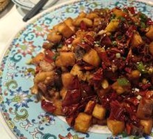 Spicy Chicken with Flatbread