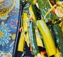 Sour Spicy Cucumber Strips