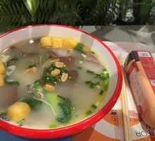 Duck Blood and Vermicelli Soup