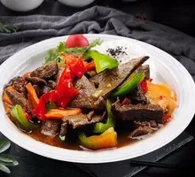 Stir-fried Liver with Rice