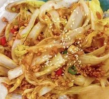 Minced Pork with Baby Bok Choy