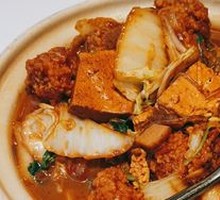 Braised Tofu with Meatballs