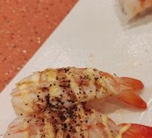 Grilled Black Truffle Cooked Shrimp Sushi