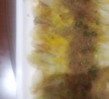 Steamed Baby Bok Choy with Garlic and Rice Noodles