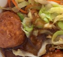 Braised Pork Meatballs Rice