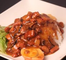 Shiitake Braised Pork Rice