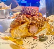 Meat Sauce Dirty Hot Dog