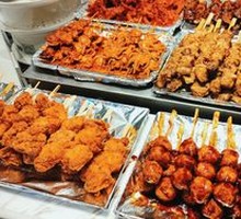 Fried Chicken Skewers