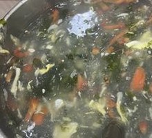 Seaweed and Egg Soup
