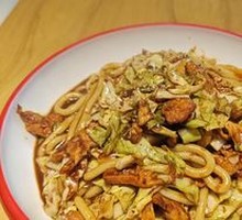 Kimchi Chicken Fried Rice Noodles
