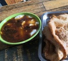 Baked flatbread with sweet oil cake