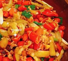 Minced Pork with Eggplant Stew