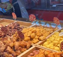 Fried Sweet Potato with Plum