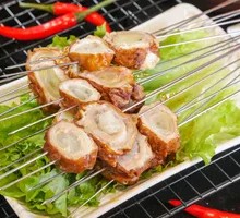 Stuffed Intestines with Scallions