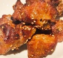 Grilled Pork with Large Skewers