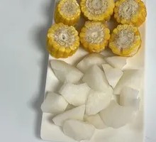 White Radish and Corn Platter