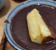 Fried Rice Cake with Red Bean Paste