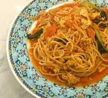 Tomato and Egg Fried Noodles