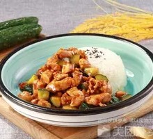 Stir-Fried Chicken with Sauce Rice