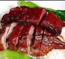 Char siu and roast duck rice