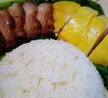 Barbecued Pork and Poached Chicken Rice