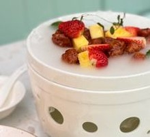 Chilled Seasonal Fruit Sweet and Sour Pork