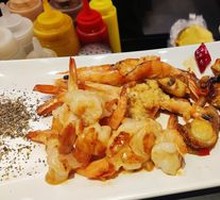 Cheesy Tail-on Shrimp