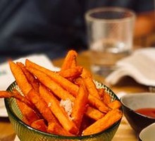 Cheesy Sweet Potato Fries