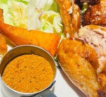 Zero-Gravity Crispy Roasted Half Chicken