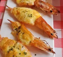 Cheesy Baked Shrimp
