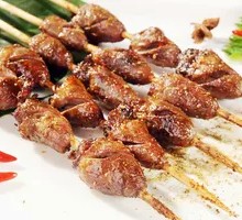 Grilled Chicken Hearts