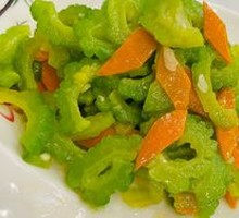 Spicy Bitter Melon Salad