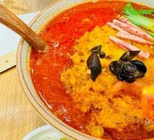 Tomato浓汤炸蛋面
