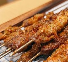 Lamb Skewers with Steel Tongs