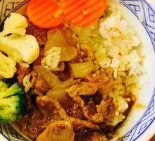 Grilled Beef and Egg Rice