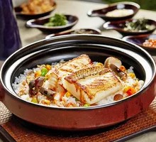 Cod and Cherry Shrimp Rice Pot