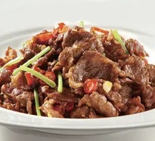 Stir-Fried Yellow Beef with Camellia Oil